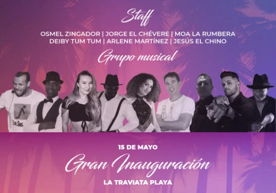 Fiestas de Salsa en la Traviata Playa con Deiby Tum Tum